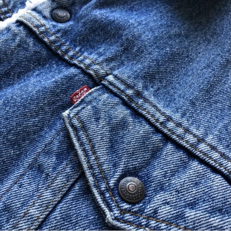 90's Levi's デニムボアジャケット 70609-4891  XL