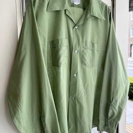 〜70's VAN HEUSENオープンカラーシャツ  XL