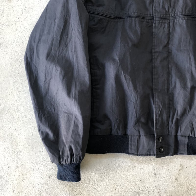 90s カップショルダージャケット XL 色落ち フェード ネイビー 90年代 HABAND カップショルダー ダービージャケット メンズXL