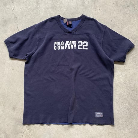 USA製POLO JEANS COMPANY フットボールT