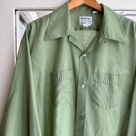 〜70's VAN HEUSENオープンカラーシャツ  XL