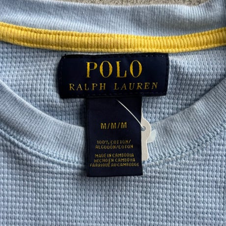 POLO ワンポイントサーマルロンT