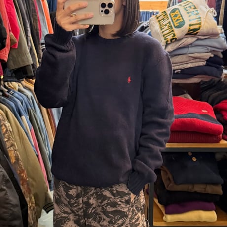 POLO コットンニット