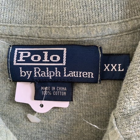 POLOハーフジップコットンニット