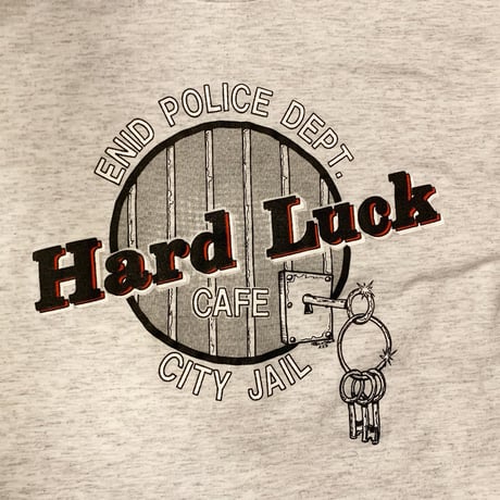USA製Hard Luck パロディTシャツ