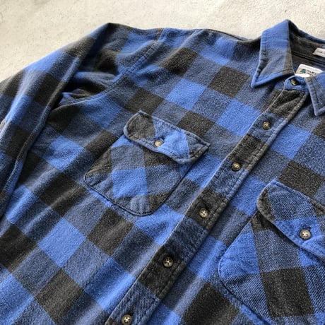 90's〜NORTHWEST TERRITORY   青×黒ブロックチェック