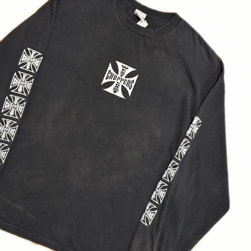希少 WEST COAST CHOPPERS ロンT ロング Tシャツ XL 黒 XL ウエストコーストチョッパーズ WEST COAST CHOPPERS ロンT