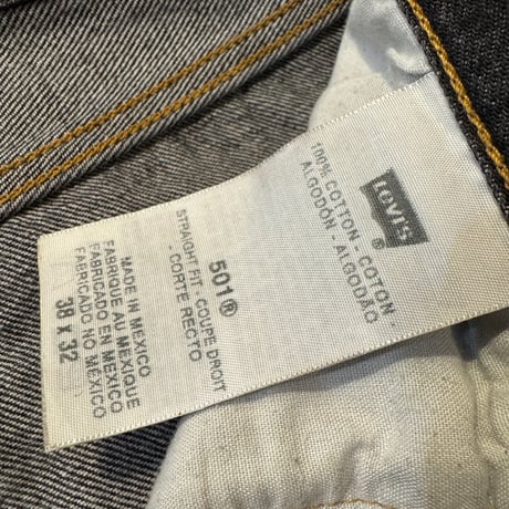 Levi's501 W38×L32 先染めブラック