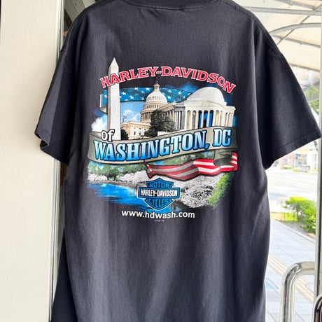 USA製 HARLEY DAVIDSON プリントTシャツ L