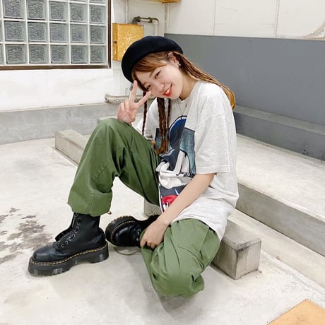 ミッキーマウス両面プリントTシャツ