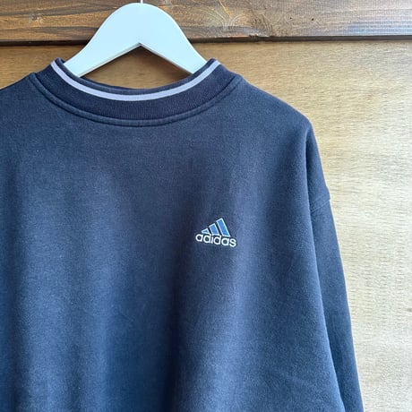 90s adidas リブラインスウェット