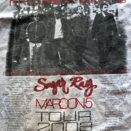 2003 MATCHBOX TWENTY バンドTシャツ  XL