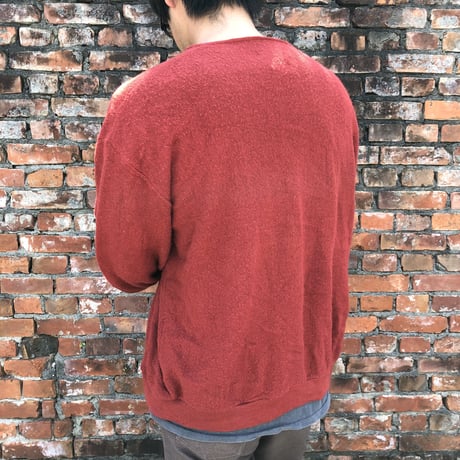 LACOSTEアクリルニットカーディガン