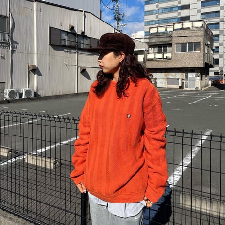 CHAPS でこぼこコットンニット