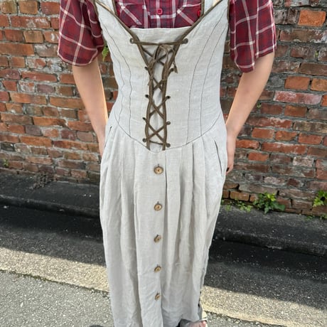 meico landhaus look  コルセットワンピース