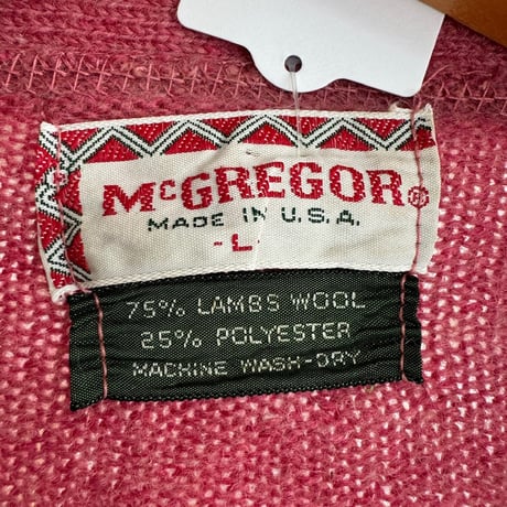 〜70's McGREGOR ウールカーディガン
