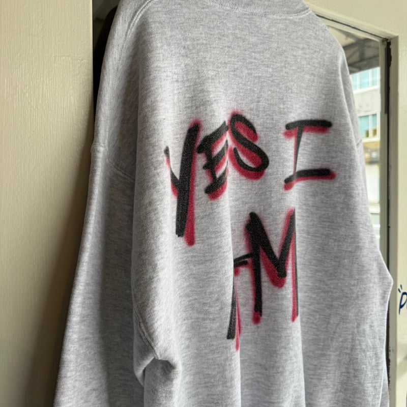90's USA製エアブラシプリントスウェット L | CUSTOM FEVER