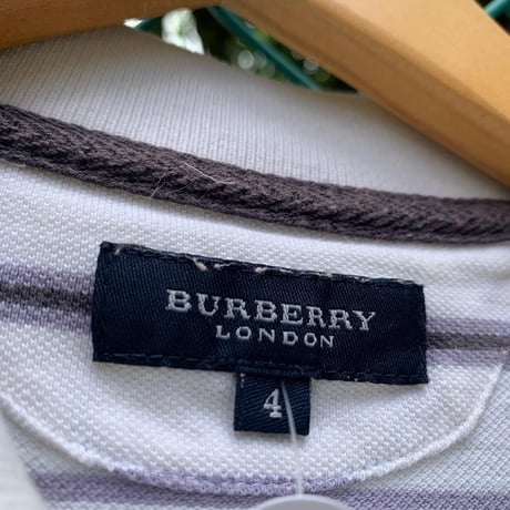Burberryマルチボーダーポロシャツ