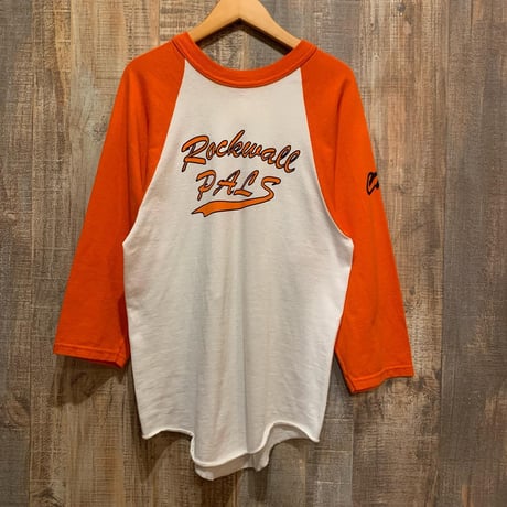 USA製ラグランプリントロンT