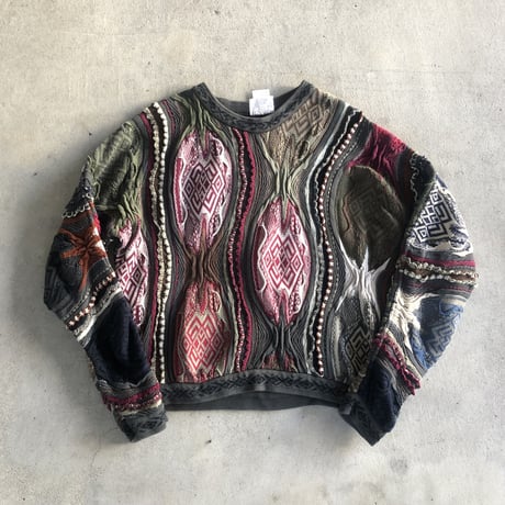 COOGI 3Dコットンニットセーター M