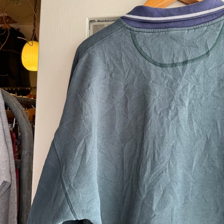 〜90's USA製 RUSSELL 襟付きハーフジップスウェット XL