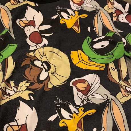 ルーニー・テューンズ総柄Ｔシャツ