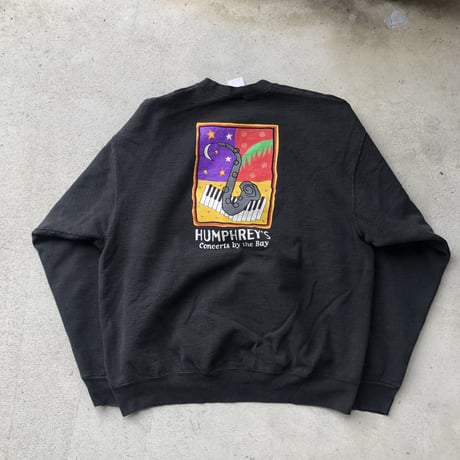 90's USA製 FRUIT OF THE LOOM プリントスウェット XL
