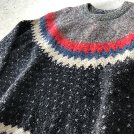 80年代 WOOLRICH モヘア混ニットセーター