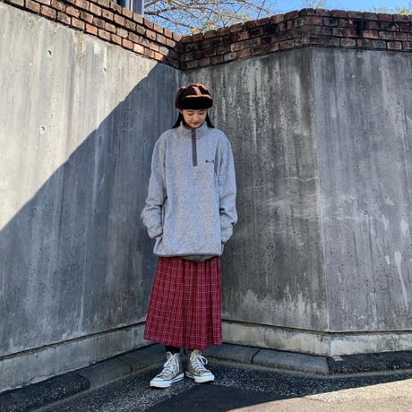 L.L.BeanハーフスナップニットフリースPO