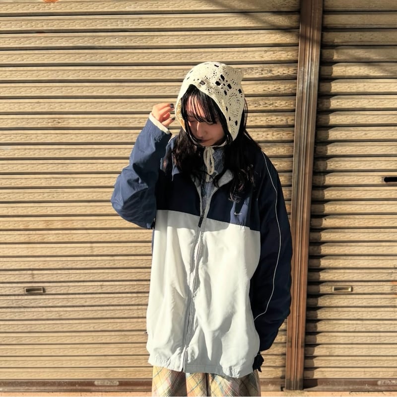 90's NIKE バイカラー ナイロンジャケット NIKE バイカラーナイロンジャケット | CUSTOM FEVER