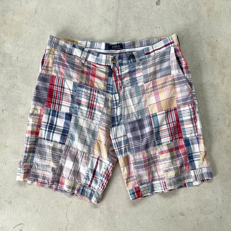 POLO パッチワークショーツ
