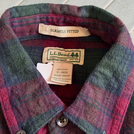 L.L.Bean フランネルシャツ