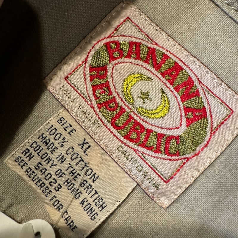 80's BANANA REPUBLIC サファリジャケット | CUSTOM FEVER 80's BANANA REPUBLIC サファリジャケット | CUSTOM FEVER