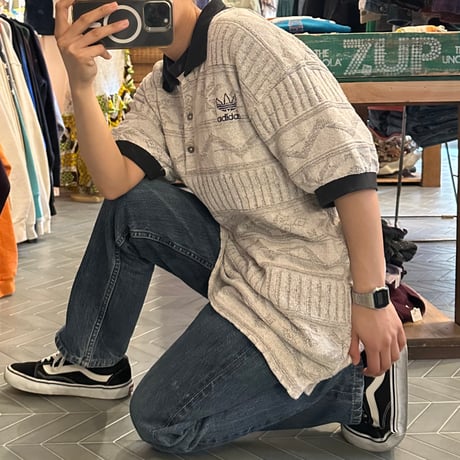 80〜90s adidas ポロシャツ