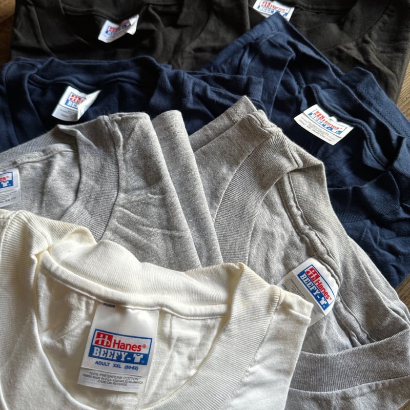 90's〜 Hanes BEEFY 無地T デッドストック | CUSTOM FEVER