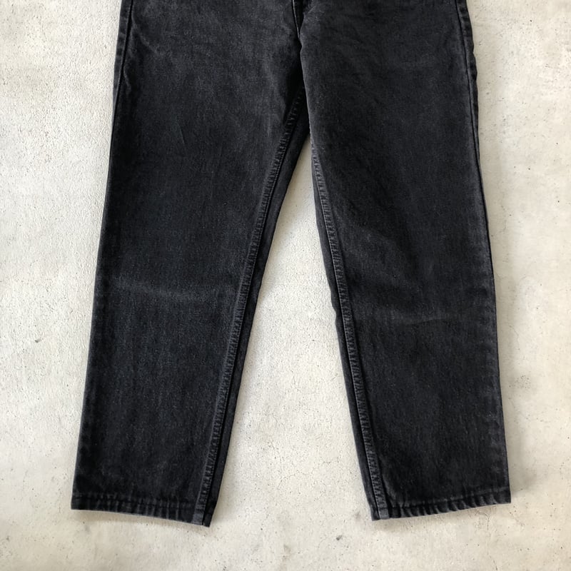 【カナダ製後染めブラックデニム】Levi's512 バギーパンツ古着ストリート Levi's - 【カナダ製後染めブラックデニム】Levi's512 バギー
