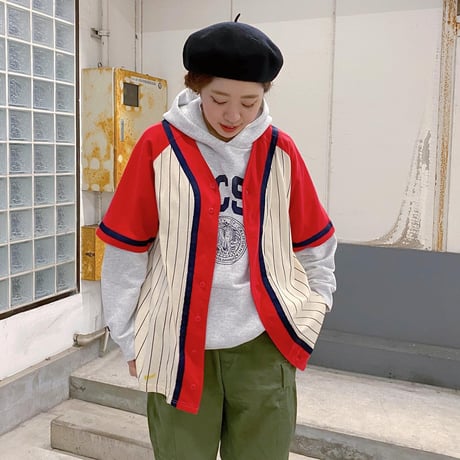 CHAMPION ベースボールシャツ