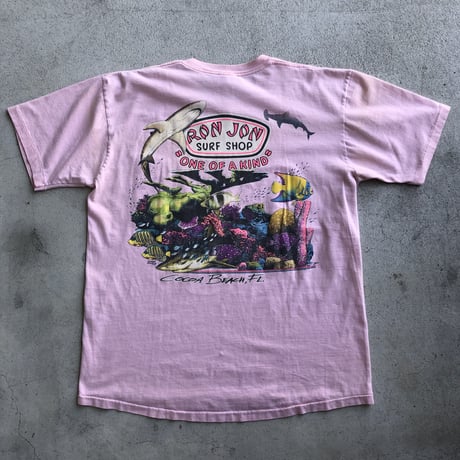 90'sUSA製RONJONプリントT XL