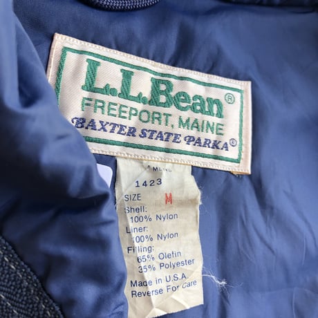 USA製 L.L.Bean〝BAXTER STATE PARKA〟