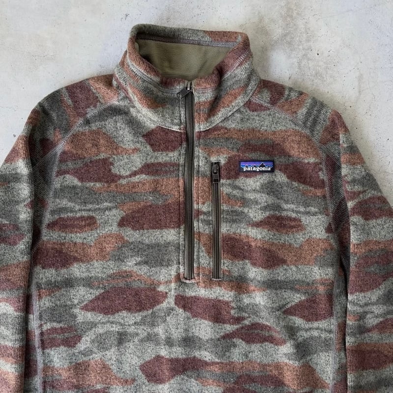 patagonia カモ柄 ハーフジップフリース | CUSTOM FEVER