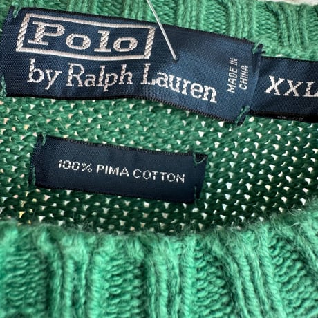 POLO コットンニット XXL