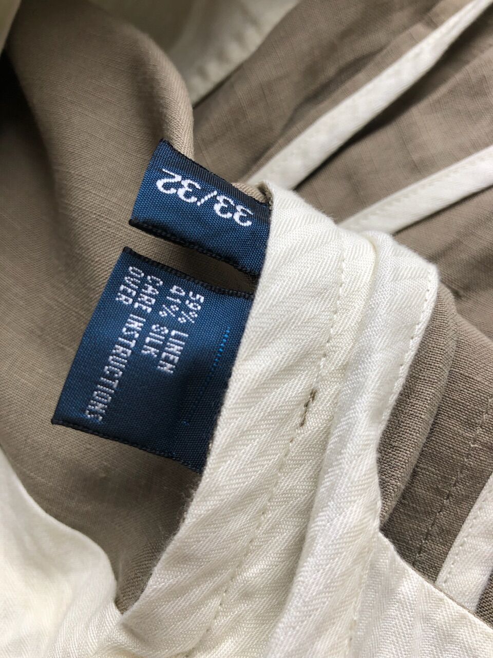 Polo by Ralph Lauren リネン×シルクパンツ W33×L32 | CUSTO Polo by Ralph Lauren リネン×シルクパンツ W33×L32 | CUSTO