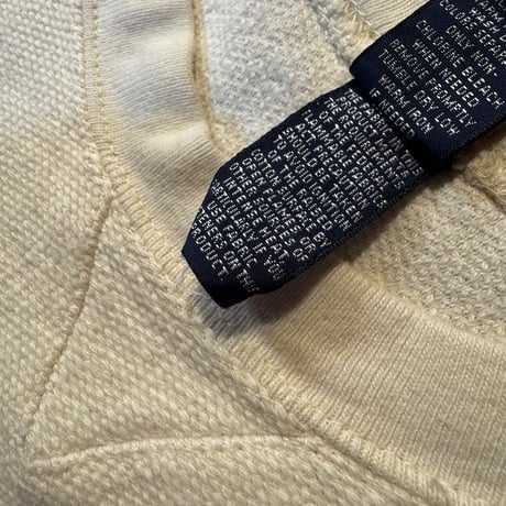 USA製 LANDS' END 鹿の子クルーネックスウェット