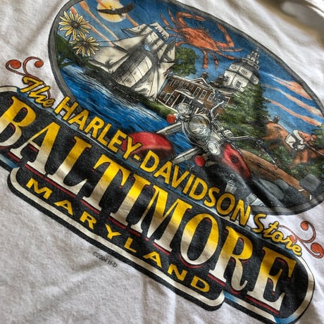 アメリカ製HARLEY DAVIDSON プリントT L