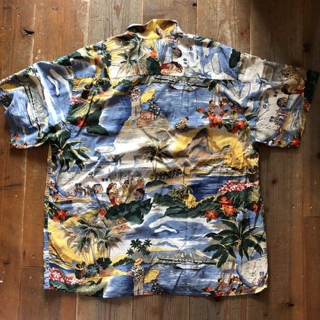 90's Reyn spooner 総柄シャツ