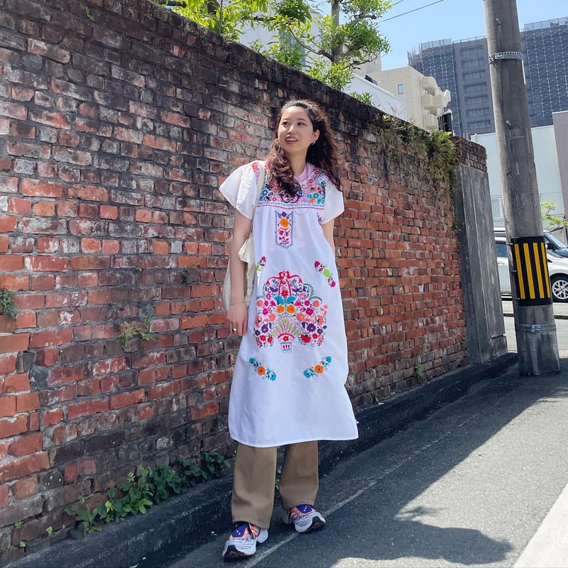 ヴィンテージ　メキシカンワンピース　刺繍 VINTAGE & ANTIQUE] レディース 80's ヴィンテージ 刺繍