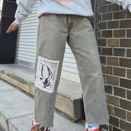 USA製 Levi's550 カットオフリメイクデニム（38×30）