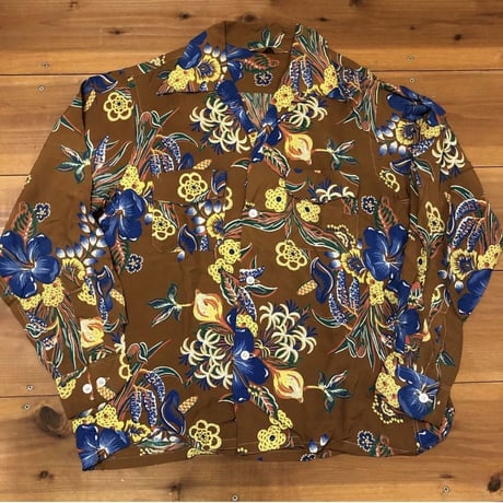 40's Daily Double L/S Hawaiian Shirt