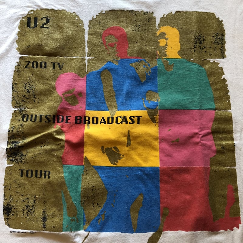 1992 U2 ZOO TV TOUR Tシャツ | CUSTOM FEVER