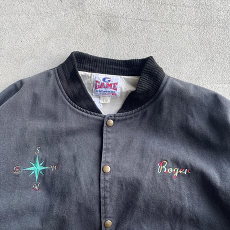 USA製刺繍デザインスタジャン